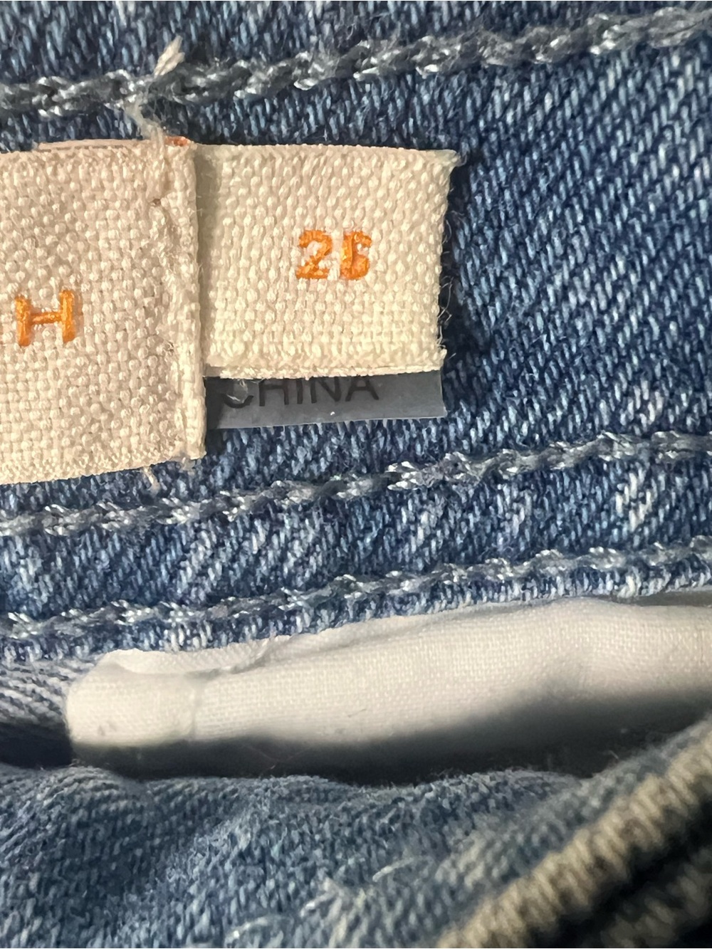 Tory Burch ❤️ Straight-Leg Jeans Super Bleachout High Rise Trouser Seam 26 - Picture 4 of 8